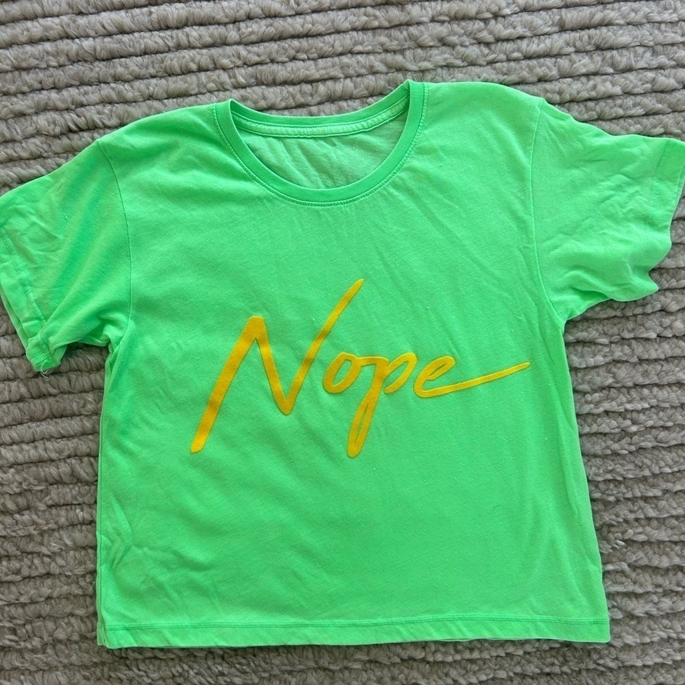 Wildfox Neon Graphic Nope Tshirt